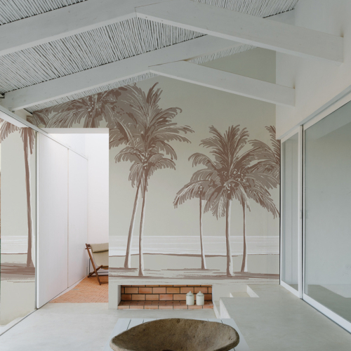 Palm trees exterior decor - UV-resistant
