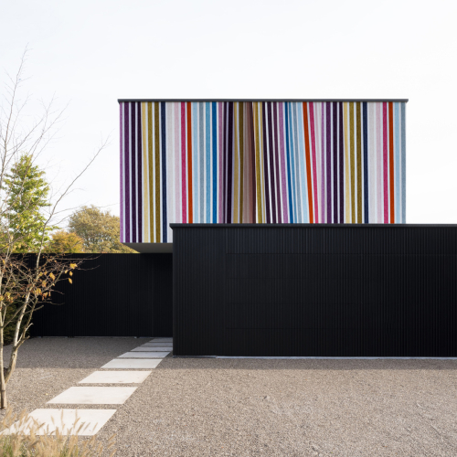 Colorful Stripe exterior decor - UV-resistant