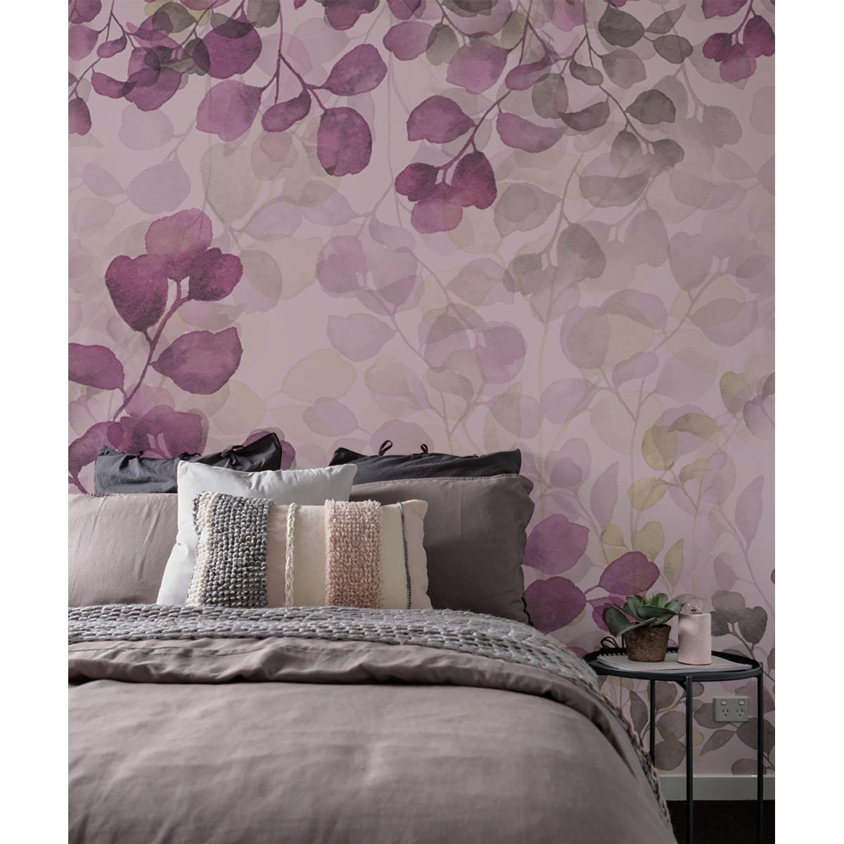 Panoramic wallpaper Eucalyptus leaves - Collection Noëmie Krey - Acte-Deco