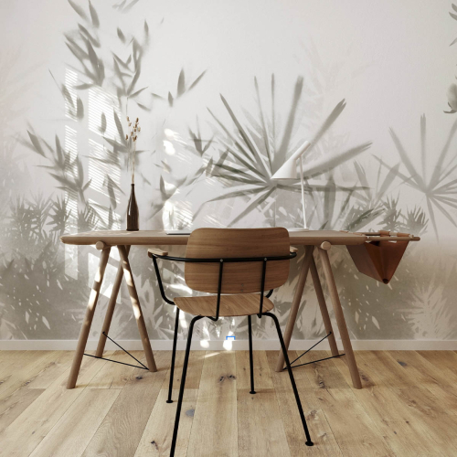 Panoramic wallpaper Tropical leaves - Michela Maranzana collection - Acte-Deco