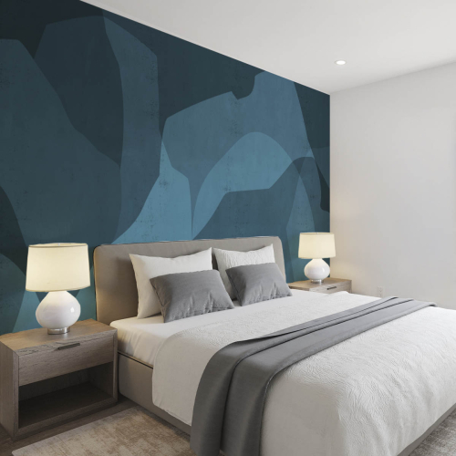 Panoramic wallpaper Abstract landscape - Collection Michela Maranzana - Acte-Deco