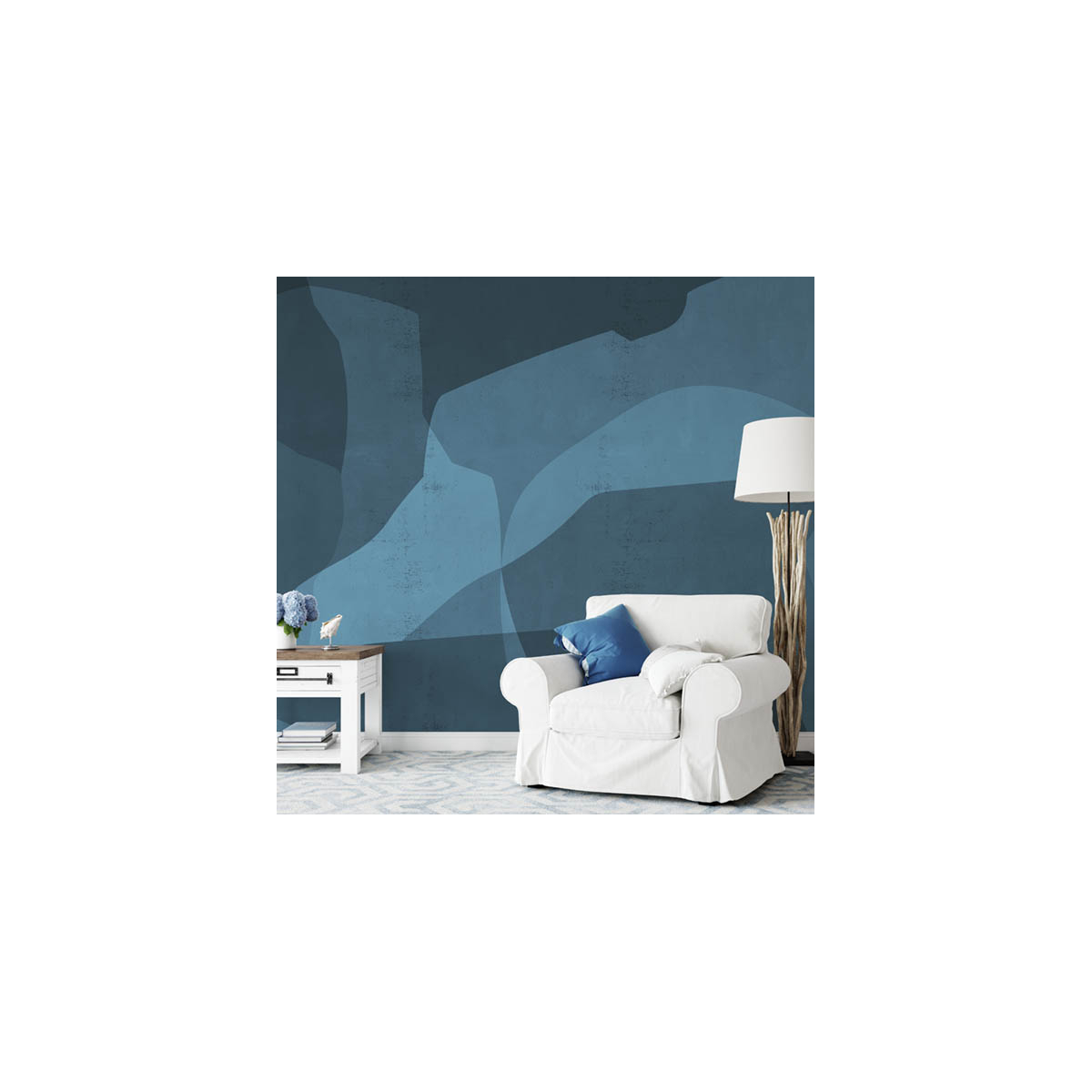 Panoramic wallpaper Abstract landscape - Collection Michela Maranzana - Acte-Deco