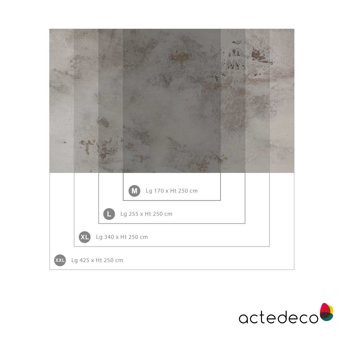 Custom panoramic wallpaper | Surface 1662 Acte-Deco