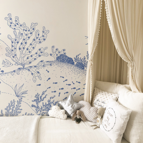 Panoramic wallpaper underwater vegetation - Collection Axelle Design - Acte-Deco