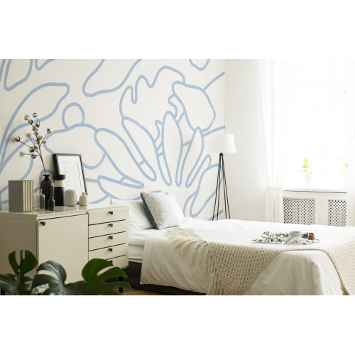 Panoramic wallpaper with abstract nature pattern - Collection Studio Romiche - Acte-Deco