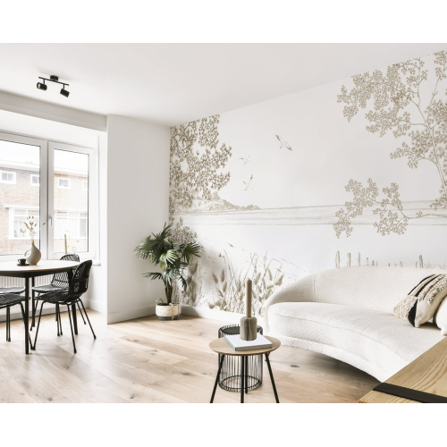 Panoramic wild coast wallpaper - Lulu au crayon collection - Acte-Deco