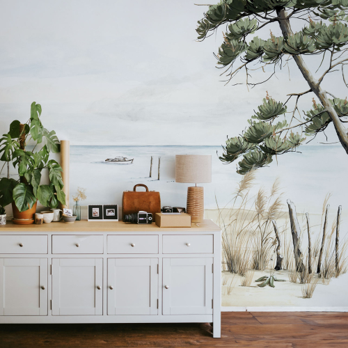 Panoramic wallpaper The oyster shack - Collection Casa Luci - Acte-Deco