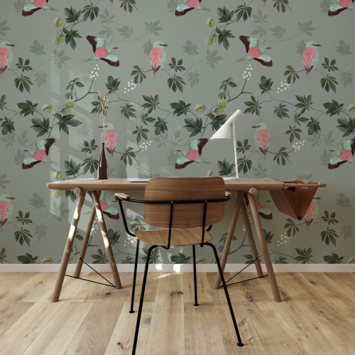 Panoramic wallpaper Chestnut tree - Jessica Le Divenah Collection - Acte-Deco