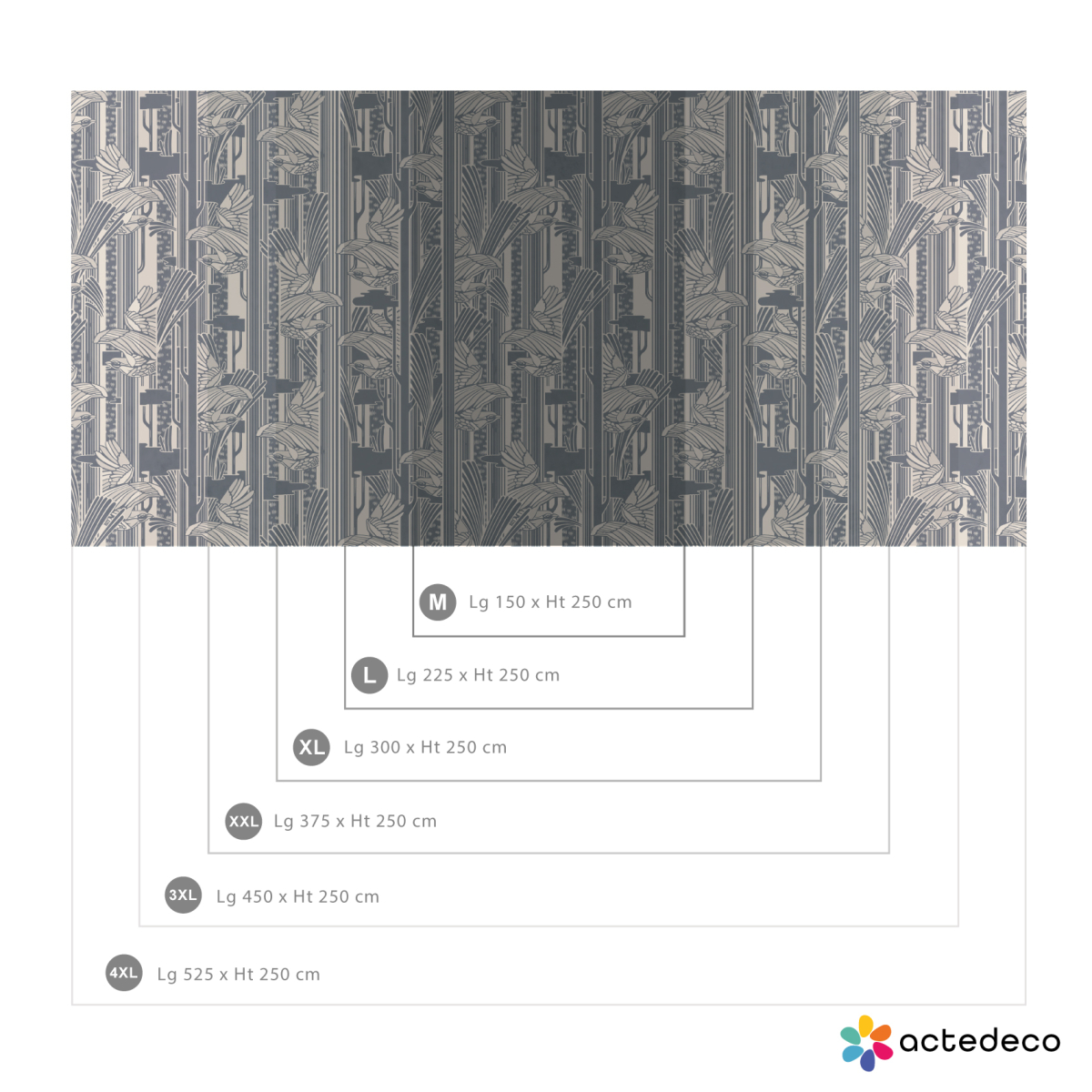 Cuzco panoramic wallpaper - Collection Alex & Marine - Acte-Deco