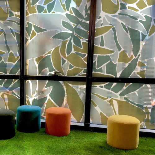 Vitrophanie - Dekorative Folie für Fenster Calme