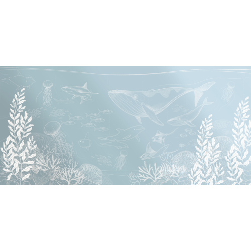 Panoramic Ocean wallpaper - Collection Emmanuelle Colin - Acte-Deco