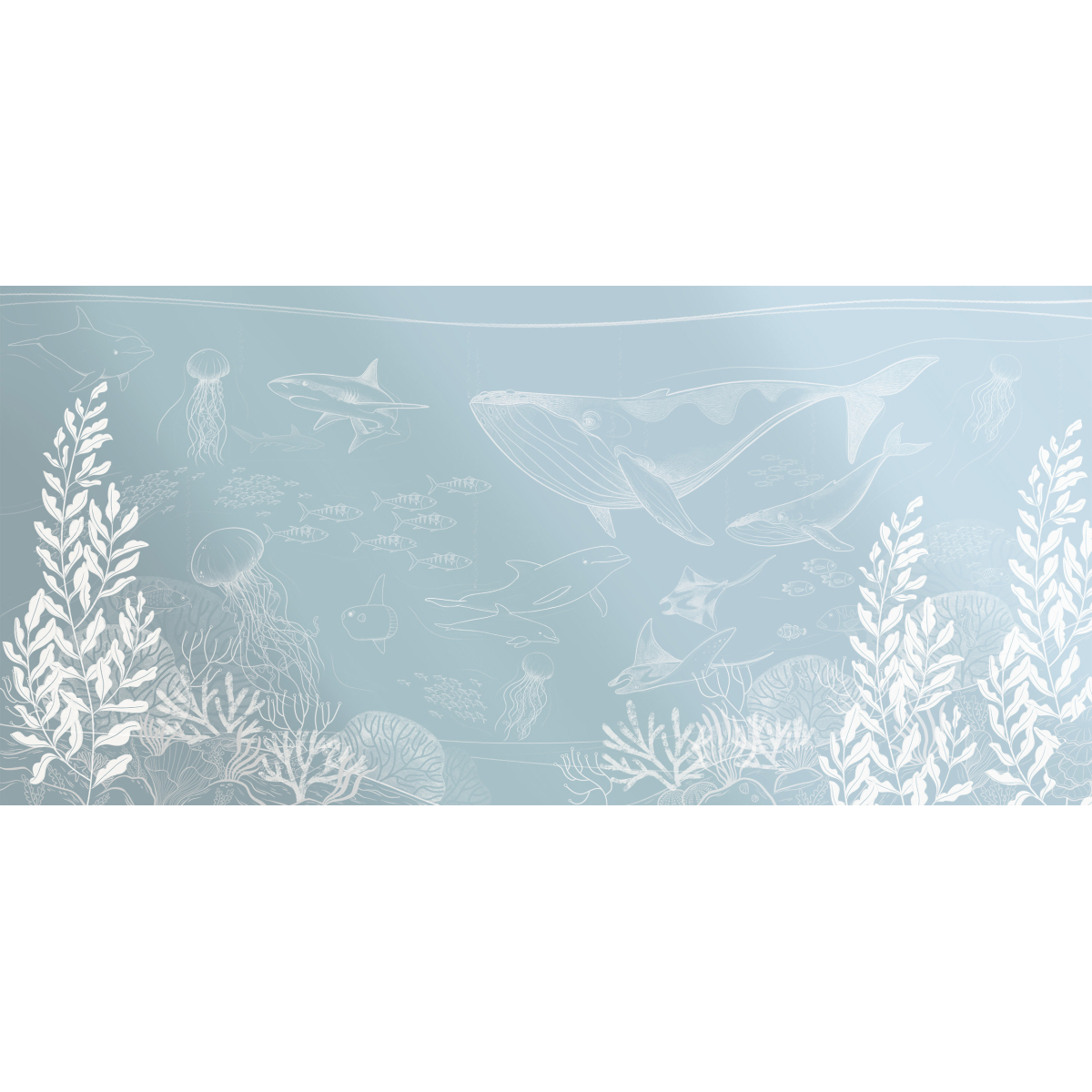 Panoramic Ocean wallpaper - Collection Emmanuelle Colin - Acte-Deco