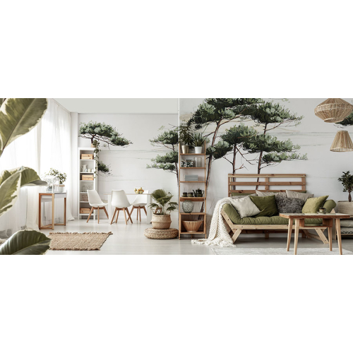 Panoramic Pines of the Basin wallpaper - Collection Casa Luci - Acte-Deco