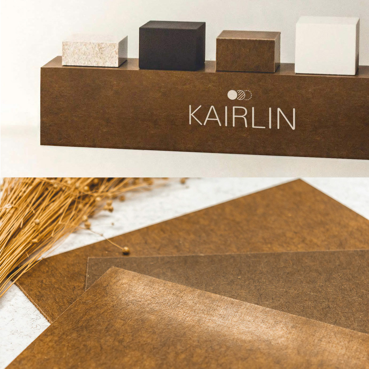 Kairlin® is a rigid biosourced panel made from flax fibres - ACTE-DECO