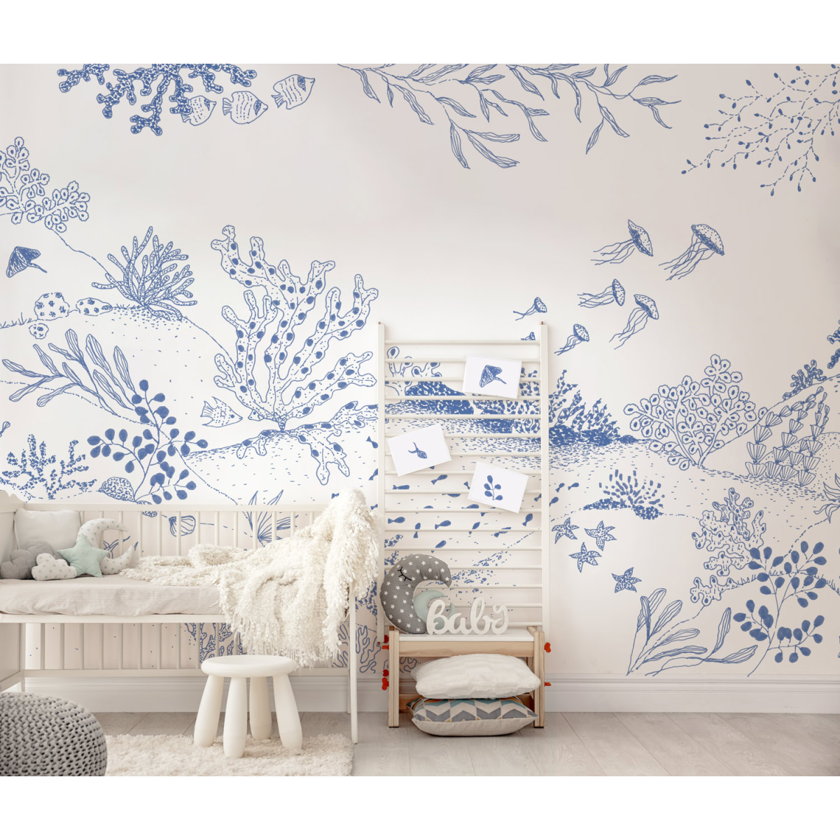 Panoramic wallpaper underwater vegetation - Collection Axelle Design - Acte-Deco