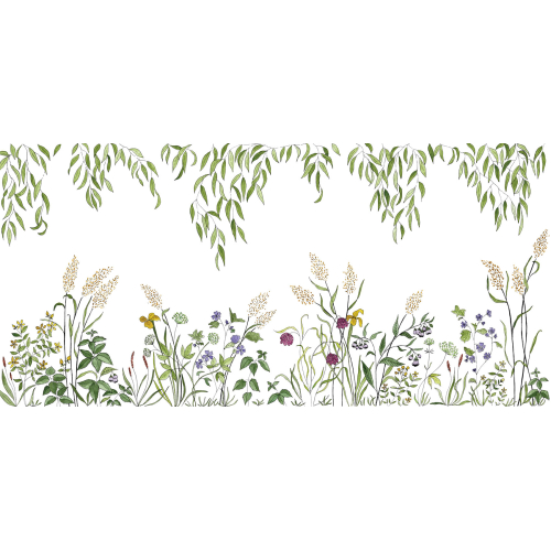 Panoramic wallpaper canopy vegetation - Collection Axelle Design - Acte-Deco