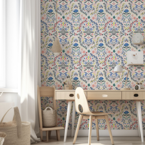 Panoramic children's wallpaper - Collection Émilie GAUVRIT - Acte-Deco