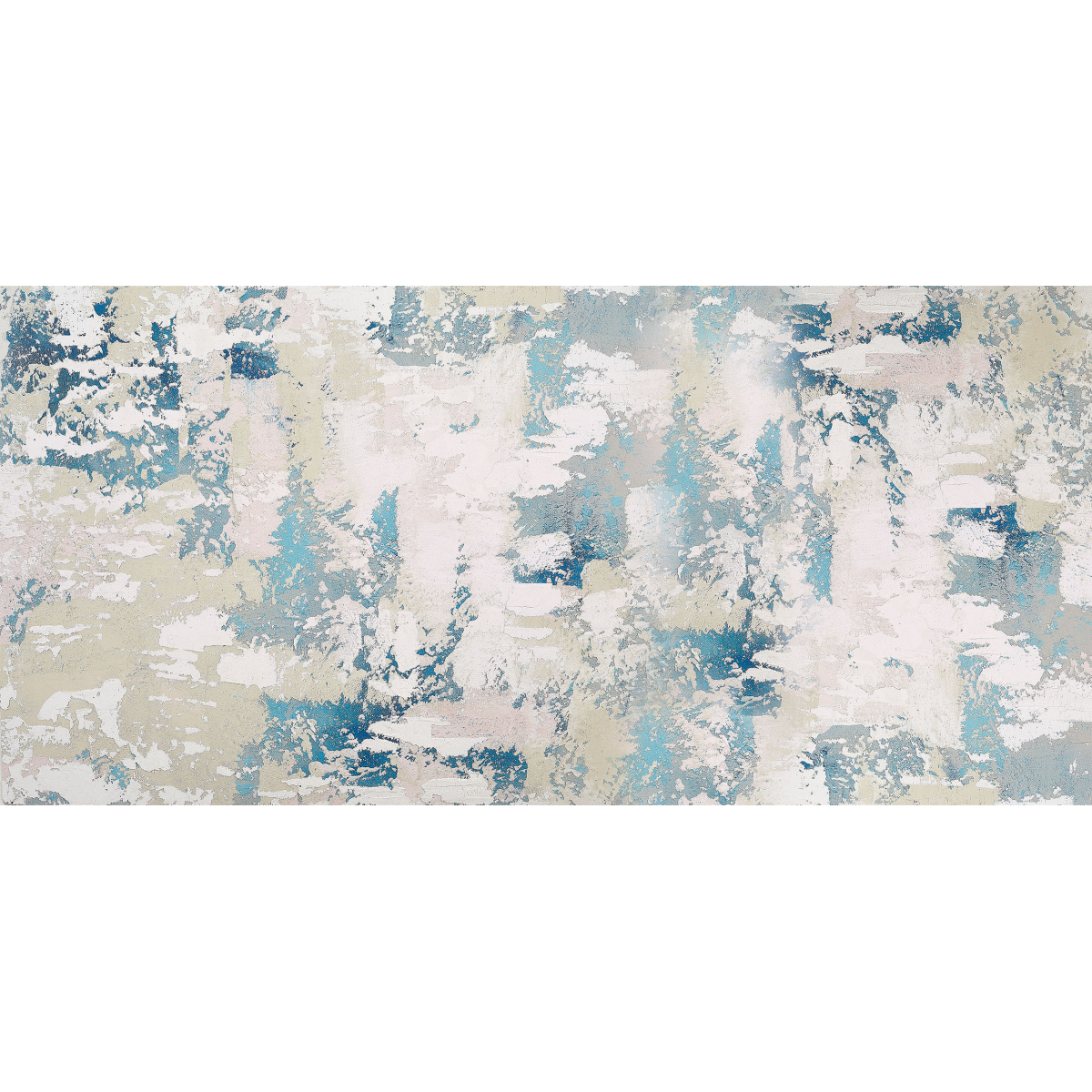 Blue coating Panoramic wallpaper - Collection Alice Asset - Acte-Deco