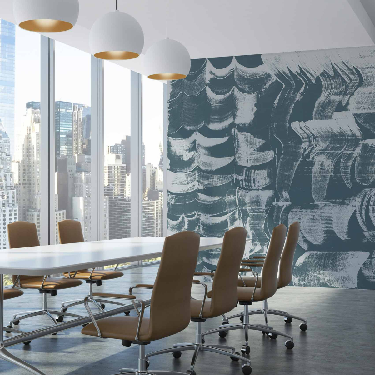 Contreformes panoramic wallpaper - Collection Nadia Barbotin - Acte-Deco