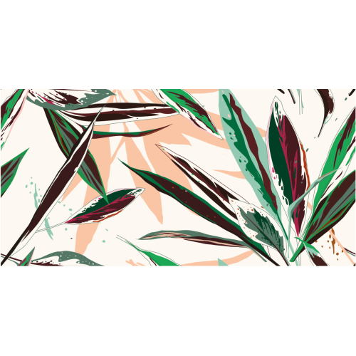 Colorful leaves exterior decor - UV-resistant